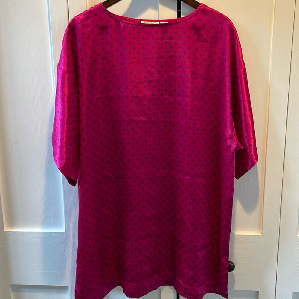 Victoria's Secret Fuschia Gold Label Nightgown Size L